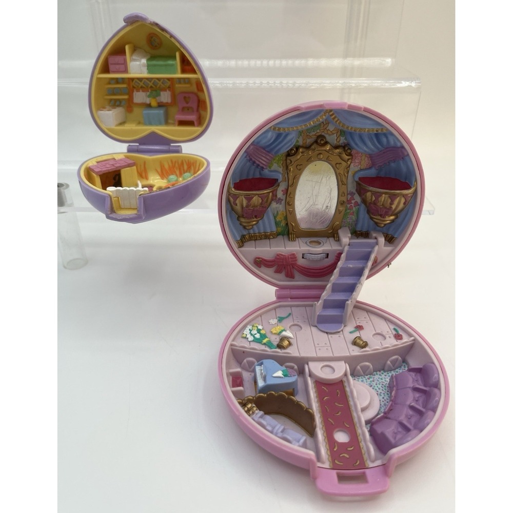 Polly Pocket Bluebird 1993 Pretty Bunnies Pet Parade & Ballerina‎ Grand Ballet